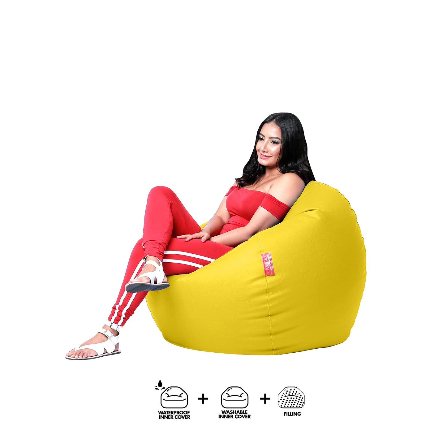 Beanbag Dubai - Classic Adult Bean Bag (Red)