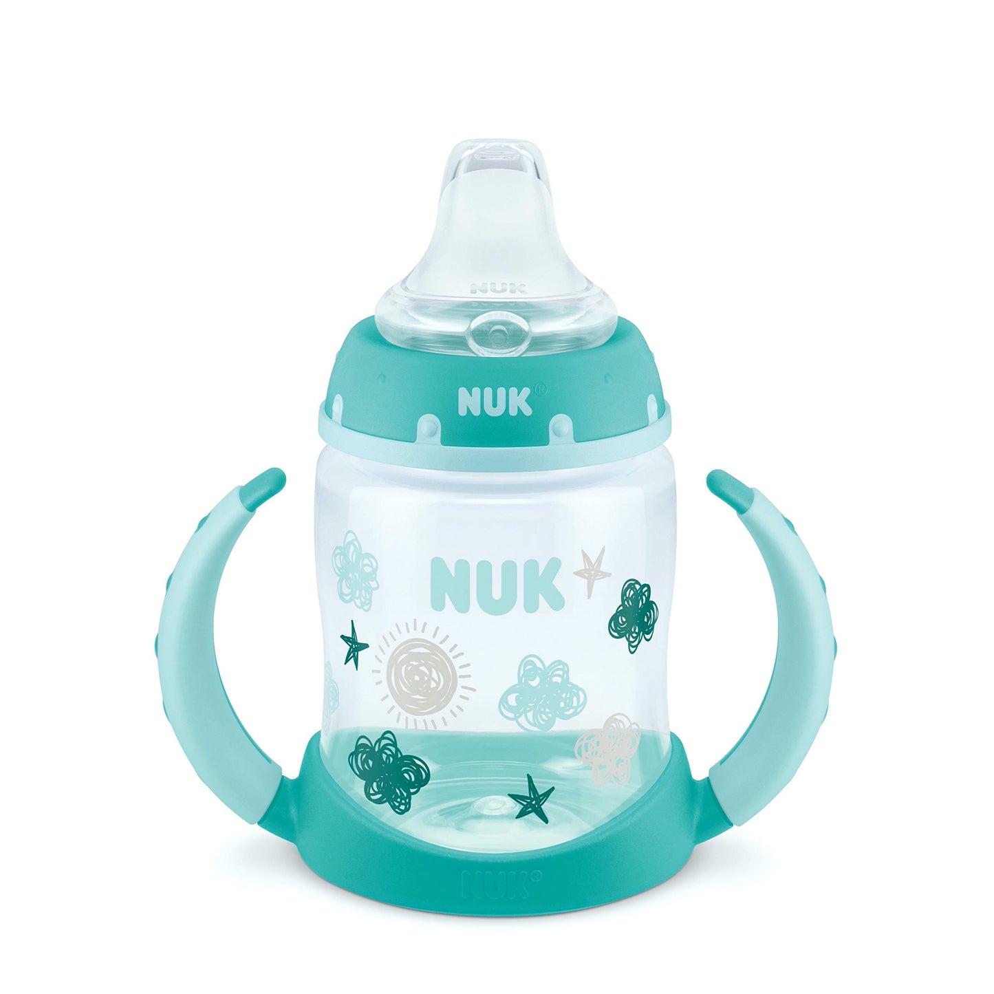 NUK Large Learner Cup, 10 oz, 2 Pack, 9+ Months, Timeless Collection, Amazon Exclusive, 70013, 2 Count (Pack of 1)