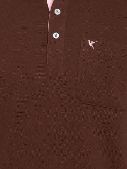 Deniklo Men's Polo Collar T-Shirt with Pocket & Logo DK 225