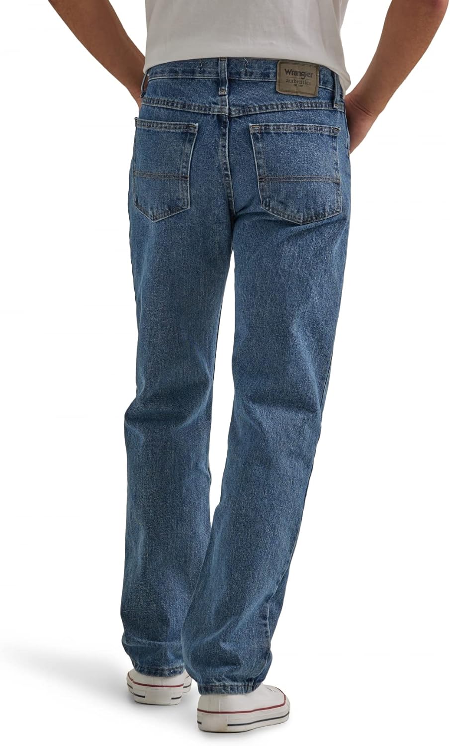 Wrangler mens Wrangler Authentics Men's Classic 5-Pocket Regular Fit Flex Jean Jeans