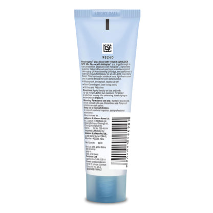 Neutrogena Ultra Sheer Dry Touch Sunblock, SPF 50+, 30ml