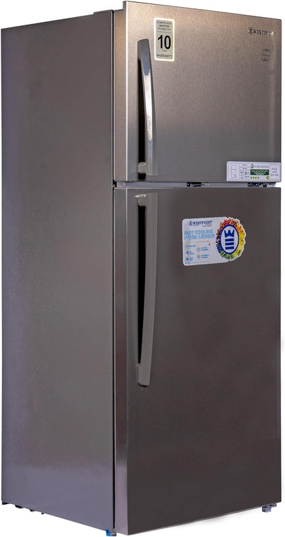 Westpoint 500 Liters Double Door NO FROST Refrigerator 4 Star ESMA RATED with INVERTER COMPRESSOR One Year Warranty Silver - WNN-5019EIV