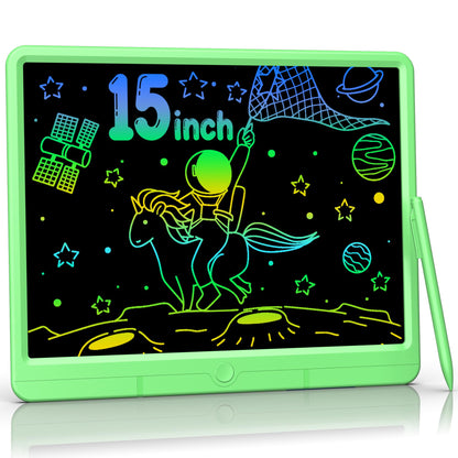 TUGAU LCD Writing Tablet 21 Inch Drawing Tablet Electronic Doodle Board Writing Pad, Erasable Electronic Drawing Pads Monochrome Screen Drawing Board with Stylus Memo Board for Home, School, Office