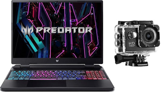 Acer 2023 Latest Predator Helios Neo 16" WQXGA 165Hz Display Core i7-13700HX 64GB 2TB SSD NVIDIA RTX 4060 8GB Graphics RGB Backlit Eng Key WIN11 Black With FREE Sports Action Camera (Upgraded)