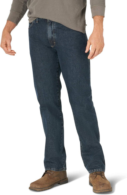 Wrangler mens Wrangler Authentics Men's Classic 5-Pocket Regular Fit Flex Jean Jeans