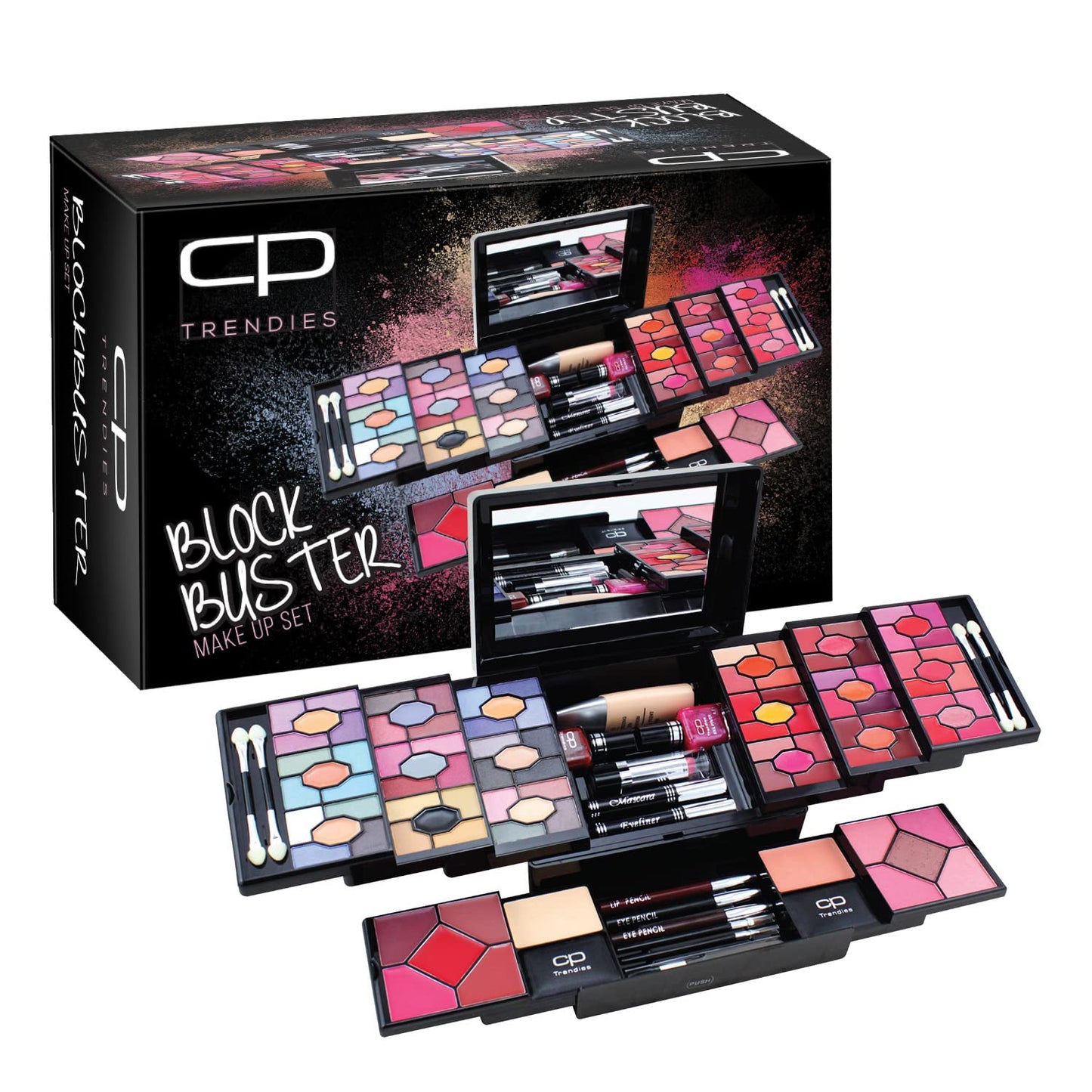 CP TRENDIES Makeup Kit 92 – STUNNING BEAUTY - Ultimate Color - Gift Set for Women/Girls | All-in-one Makeup Kit