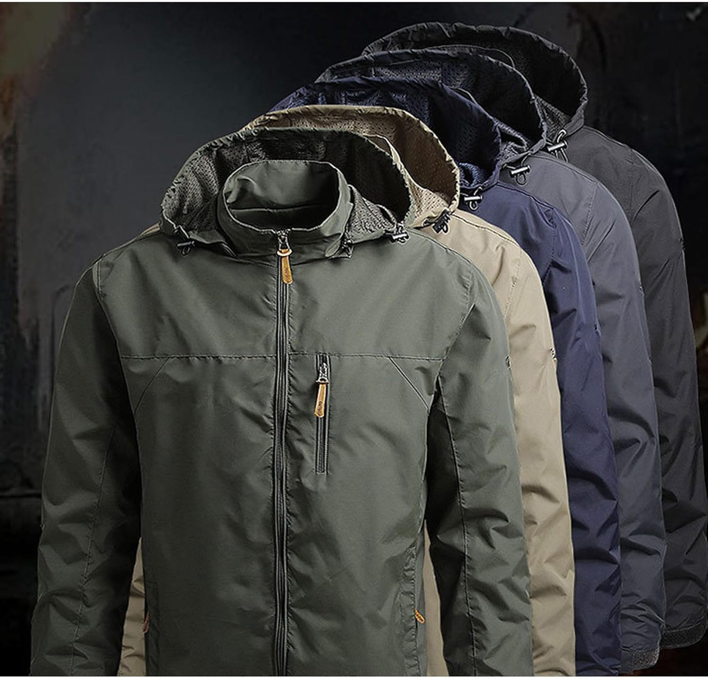 Letuwj Outerwear men's rushing jacket windbreaker outdoor jacket