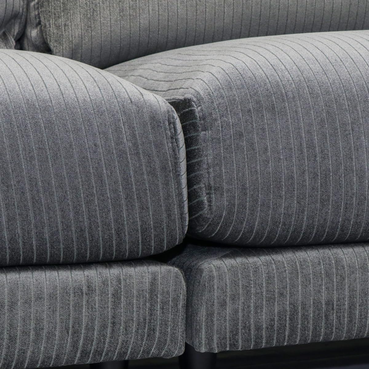 Chattels & More Massimo Corner Sofa L 314 Cm | D 101 Cm | H 87 Cm Grey