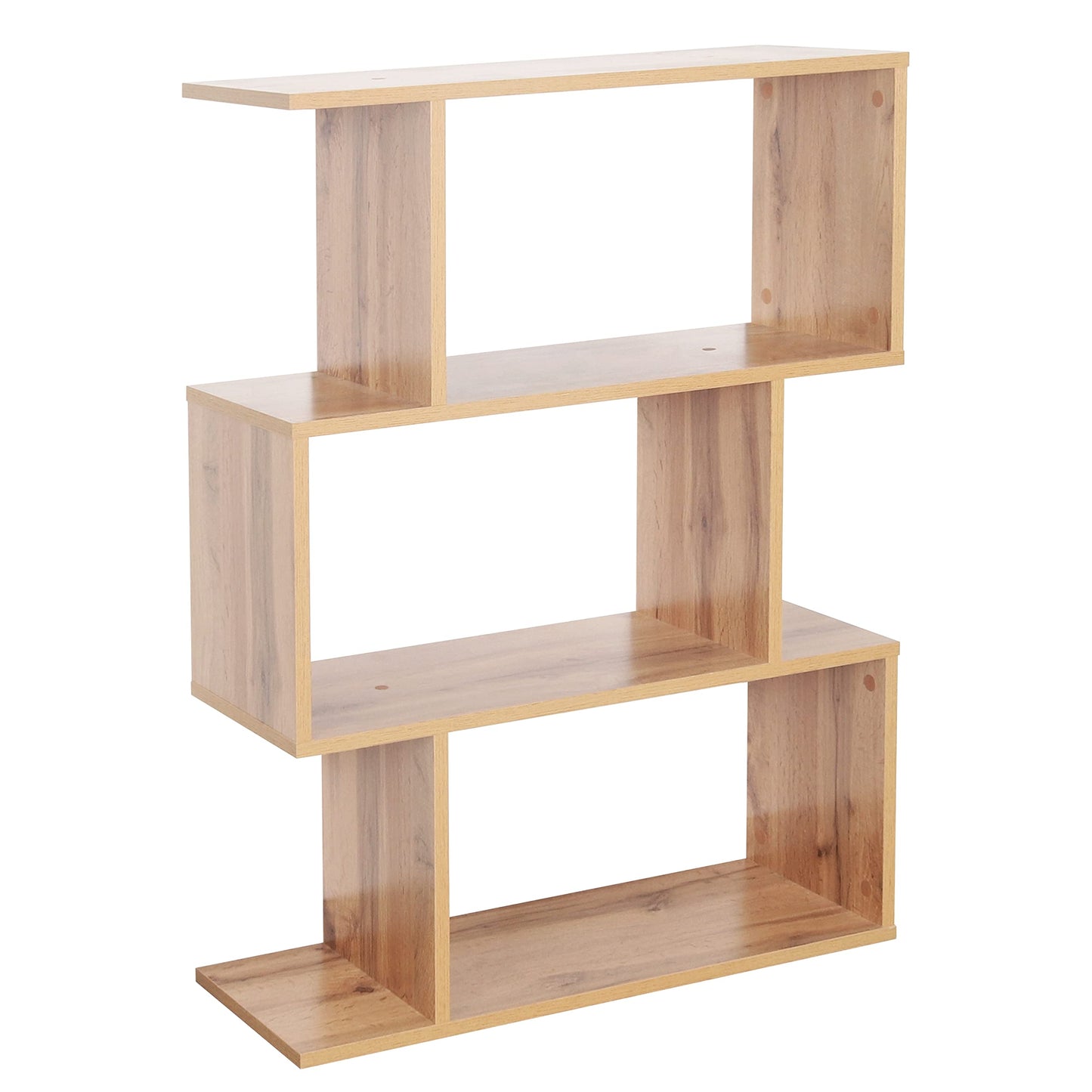 RICOO WM071-WM Shelf 129 x 70 x 25 cm, Standing Shelf, White Matt, Wooden Bookcase, Wall Shelf, Small Shelf, Shelves & Shelves, Narrow Shelf, Office Bookshelves, Small Shelf, Small Office Shelf