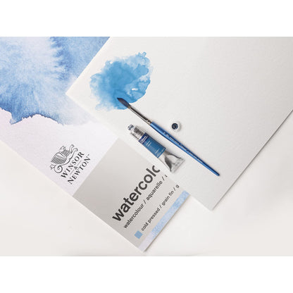 Winsor & Newton Classic Watercolour Paper Spiral Bound - 12 Sheets DIN A3, 300 g/m², Cold-Pressed, Lightly Textured White Paper in Archival Quality, Resistant to Yellowing