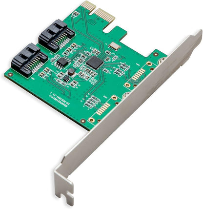 I/O Crest 4 Port SATA III PCI-e 2.0 x1 Controller Card Marvell 9215 Non-Raid with Low Profile Bracket SI-PEX40064