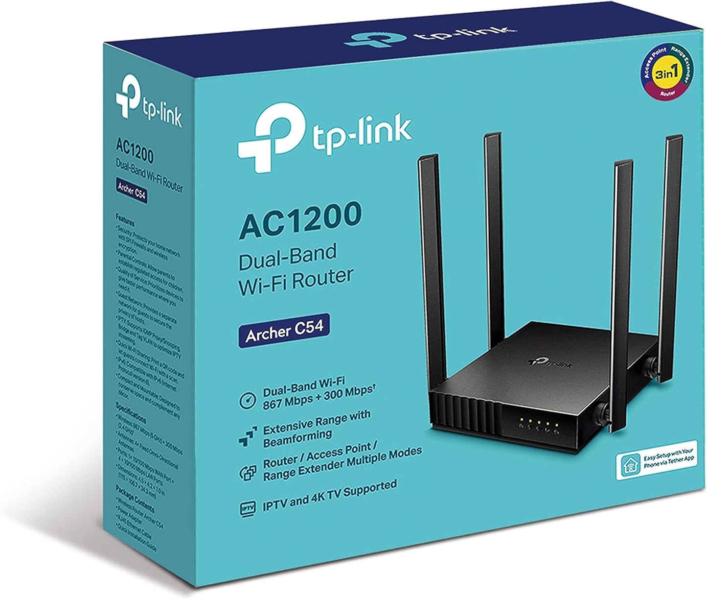 Tp-Link D/Band Router Ac1200 Archer C54