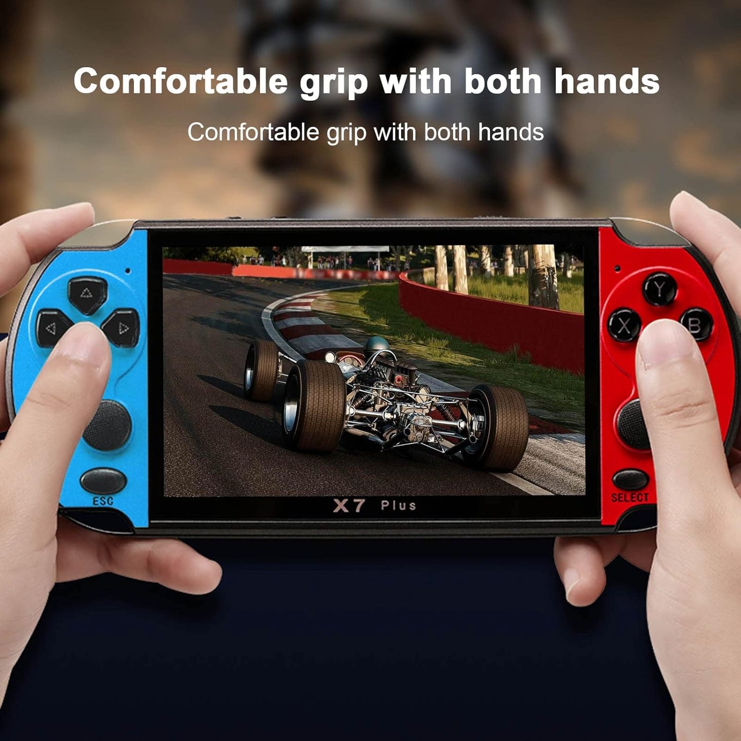 Labymos 5.1inch X7 Plus Video Game Console Handheld Game Players Double Rocker 8GB Memory Built in 1000 Games MP5 Game Controller