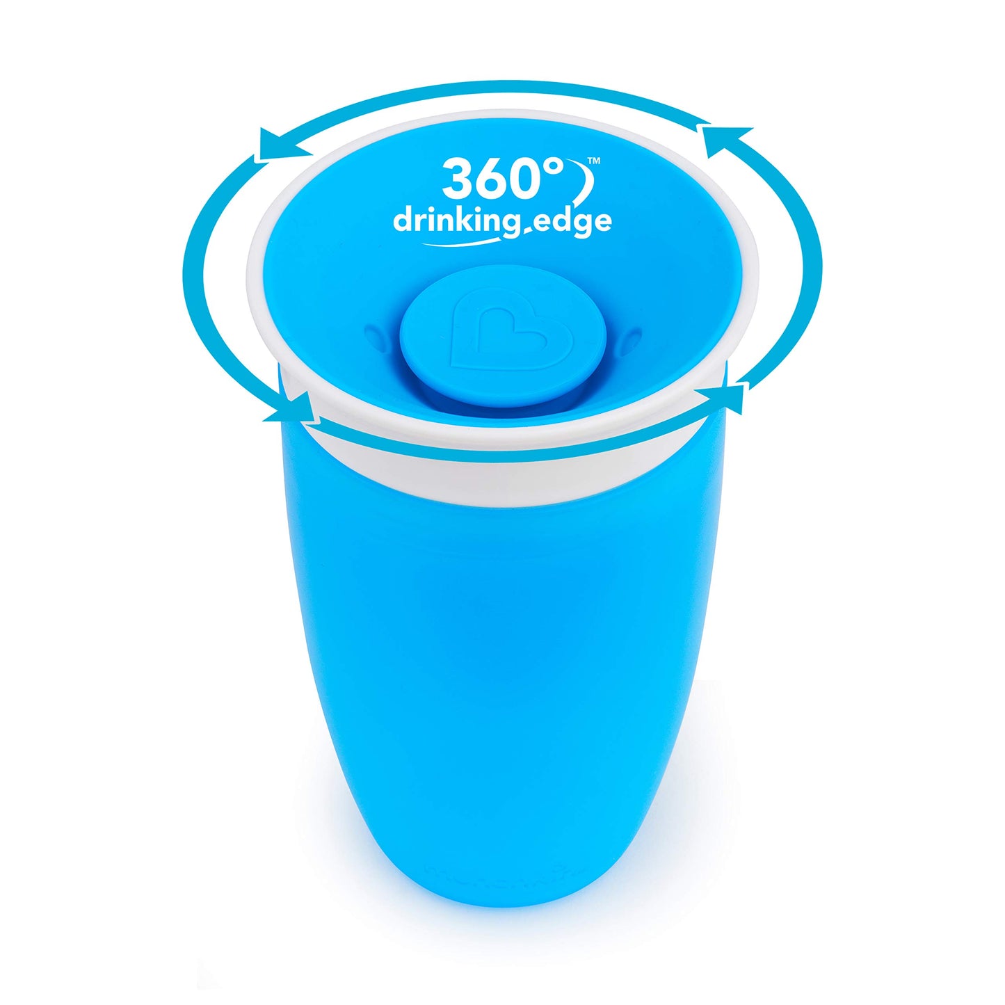 Munchkin Miracle 360 Sippy Cup, Green/Blue, 10 Oz, 2 Count