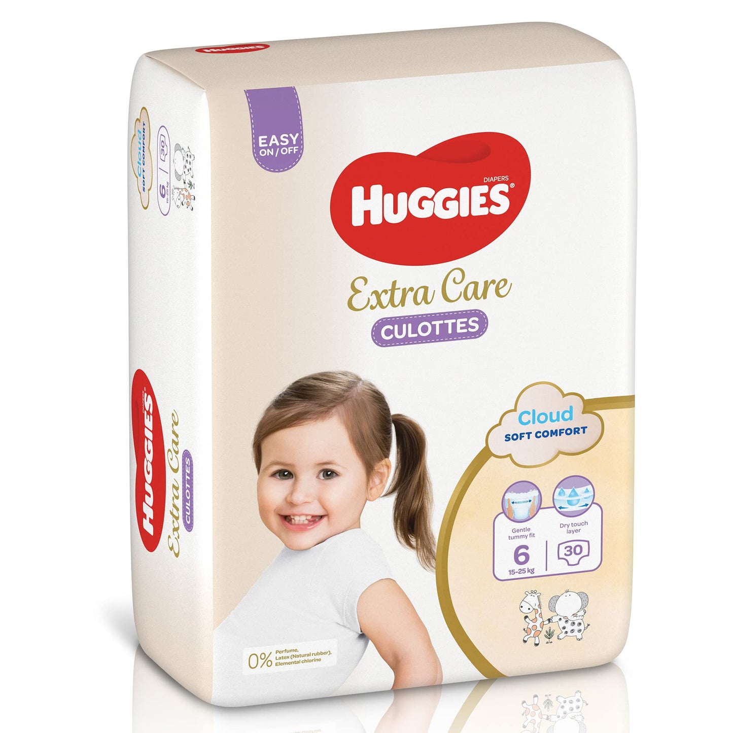 Huggies, Extra Care Culottes, Size 6, 15-25 kg, Super Mega Pack, 120 Diaper Pants