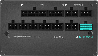 Deepcool DQ1000M-V3L 1000 Watt, 80 Plus Gold Fully Modular Power Supply/PSU for Gaming PC - R-DQA00M-FB0B-UK - CaveHubs