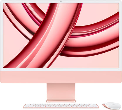 Apple 2023 iMac (24-inch, Apple M3 chip with 8‑core CPU and 10‑core GPU, 8GB Unified Memory, 512GB) - Silver; English - CaveHubs