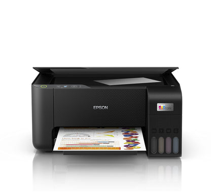 Epson Ecotank L3210 Home Ink Tank Printer A4, Colour, 3 In 1 Printer, Black, Compact - CaveHubs
