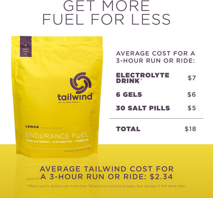 Tailwind Nutrition Endurance Fuel Berry 50 Servings, Hydration Drink Mix with Electrolytes and Calories, Non-GMO, Free of Soy, Dairy, and Gluten, Vegan Friendly