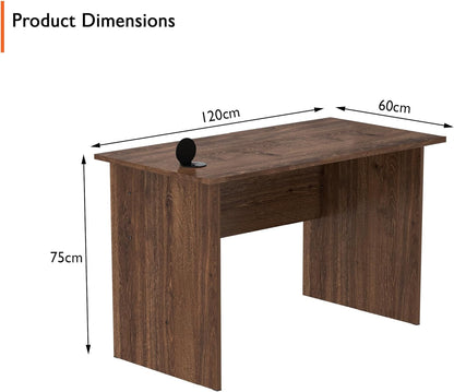 Mahmayi Writing Desk, MP1 160x80 Modern Wood Writing Table with Mobile Drawers - Versatile Corner Desk, Stylish and Functional Home Office Furniture - Oak (160cm With Drawer)