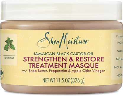 Shea Moisture Jamaican Black Castor Oil Strengthen & Restore Treatment Masque, 326g