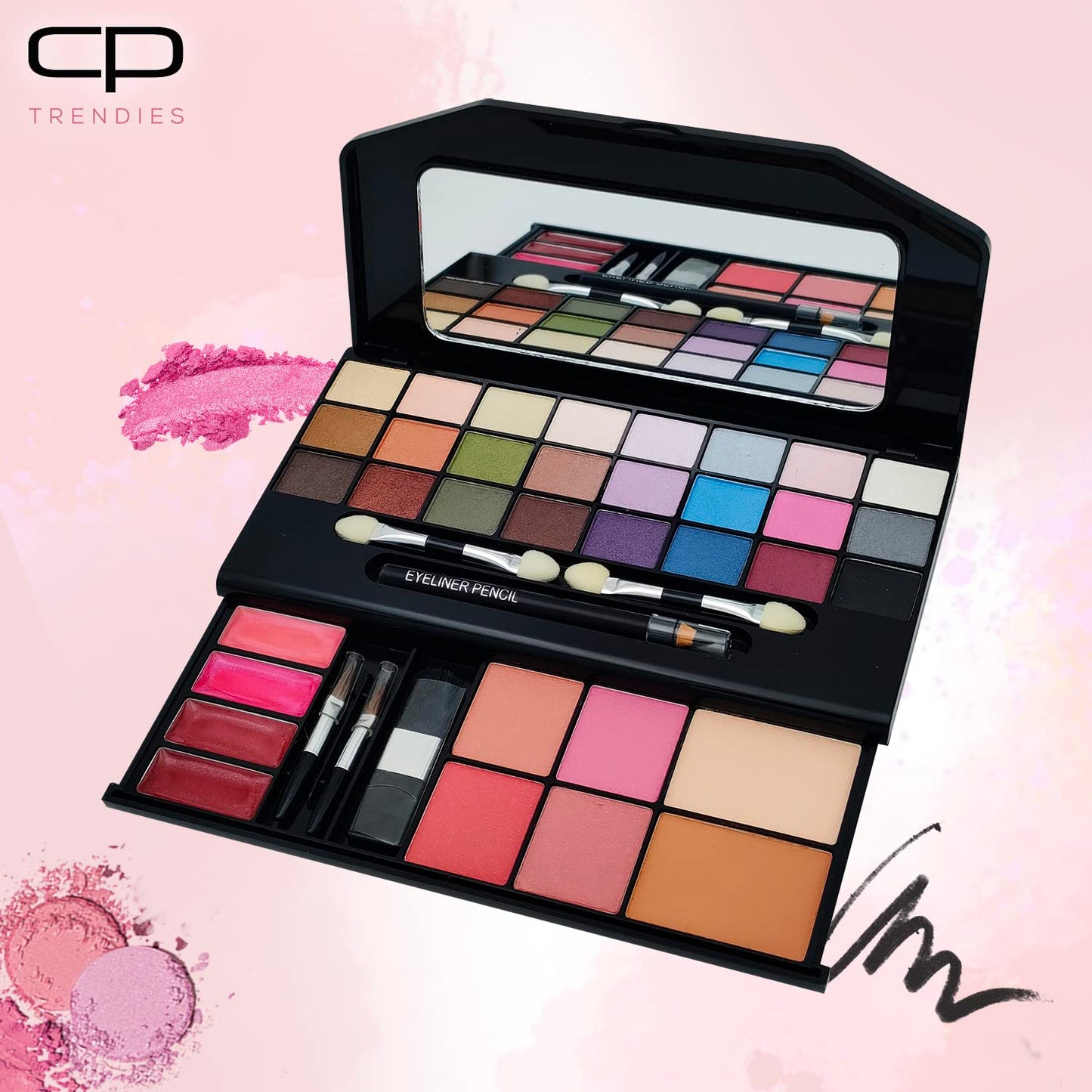 CP TRENDIES Makeup Kit 92 – STUNNING BEAUTY - Ultimate Color - Gift Set for Women/Girls | All-in-one Makeup Kit