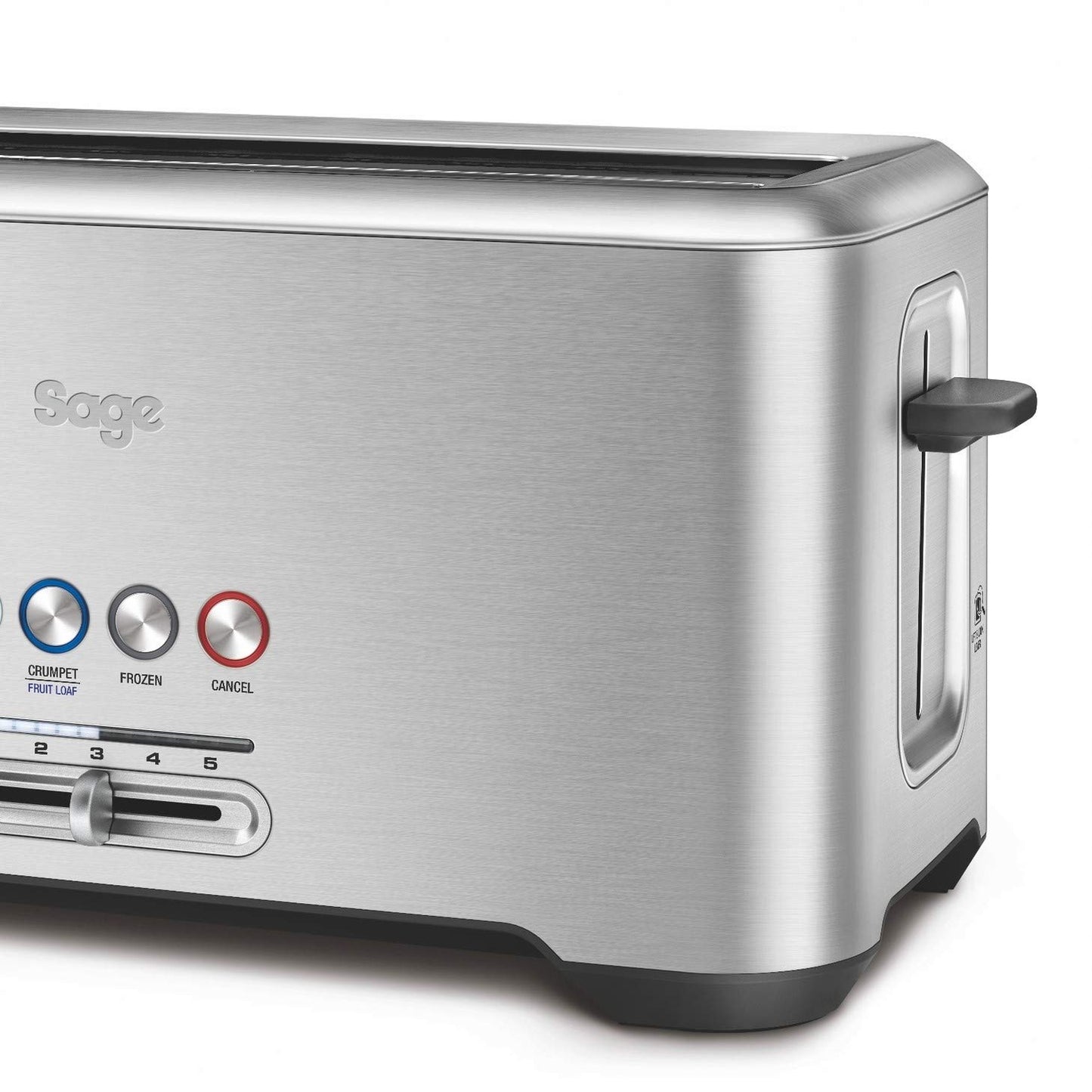 Breville Sage Bta730Uk The Bit More 4 Slice Long Slot Toaster - Silver"Min 1 year manufacturer warranty"