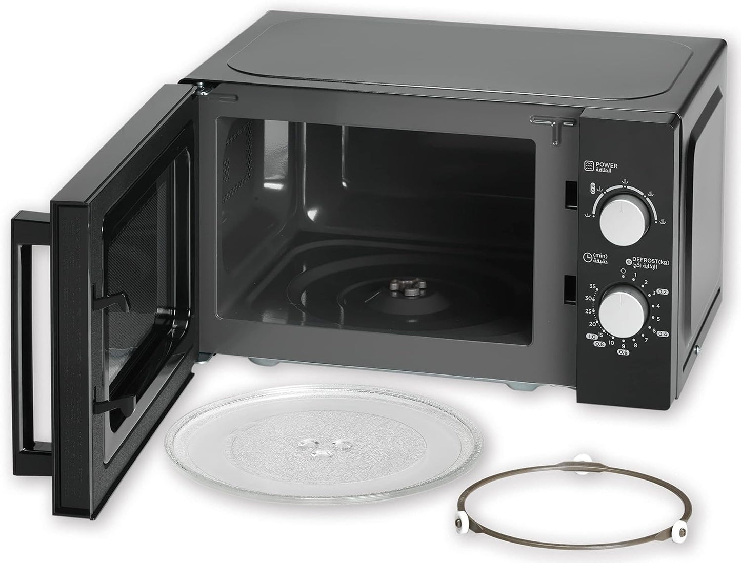 KENWOOD 20L Microwave Oven with 5 Power Levels, Defrost Function, 35 Minutes Timer 700W MWM20.000BK Black