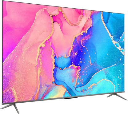 TCL 50 Inch TV 4K Ultra HD QLED Smart TV Dolby Vision IQ-Atmos HDR 10+ Game Master Wide Colour Gamut Onkyo Audio Quantum Dot Technology - 50C635 (2022 Model)