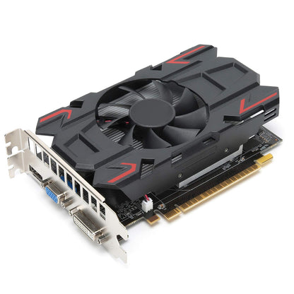 4GB DDR5 Graphics Card, Low Noise & Efficient Cooling, ABS, 128bit Core, 650MHz Frequency for Desktop Computer