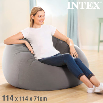 Intex Beanless Bag Inflatable Chair, Grey 68579NP