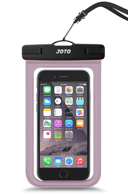 JOTO Universal Waterproof Phone Pouch Cellphone Dry Bag Case for iPhone 15 14 13 12 11 Pro Max Mini Plus Xs XR X 8 7 6S, Galaxy S23 S22 S21 Plus Note, Pixel up to 7" -Black - CaveHubs