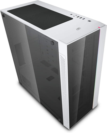 Deepcool MID TOWER CASE CG560 Side window Black MidTower Power supply included No