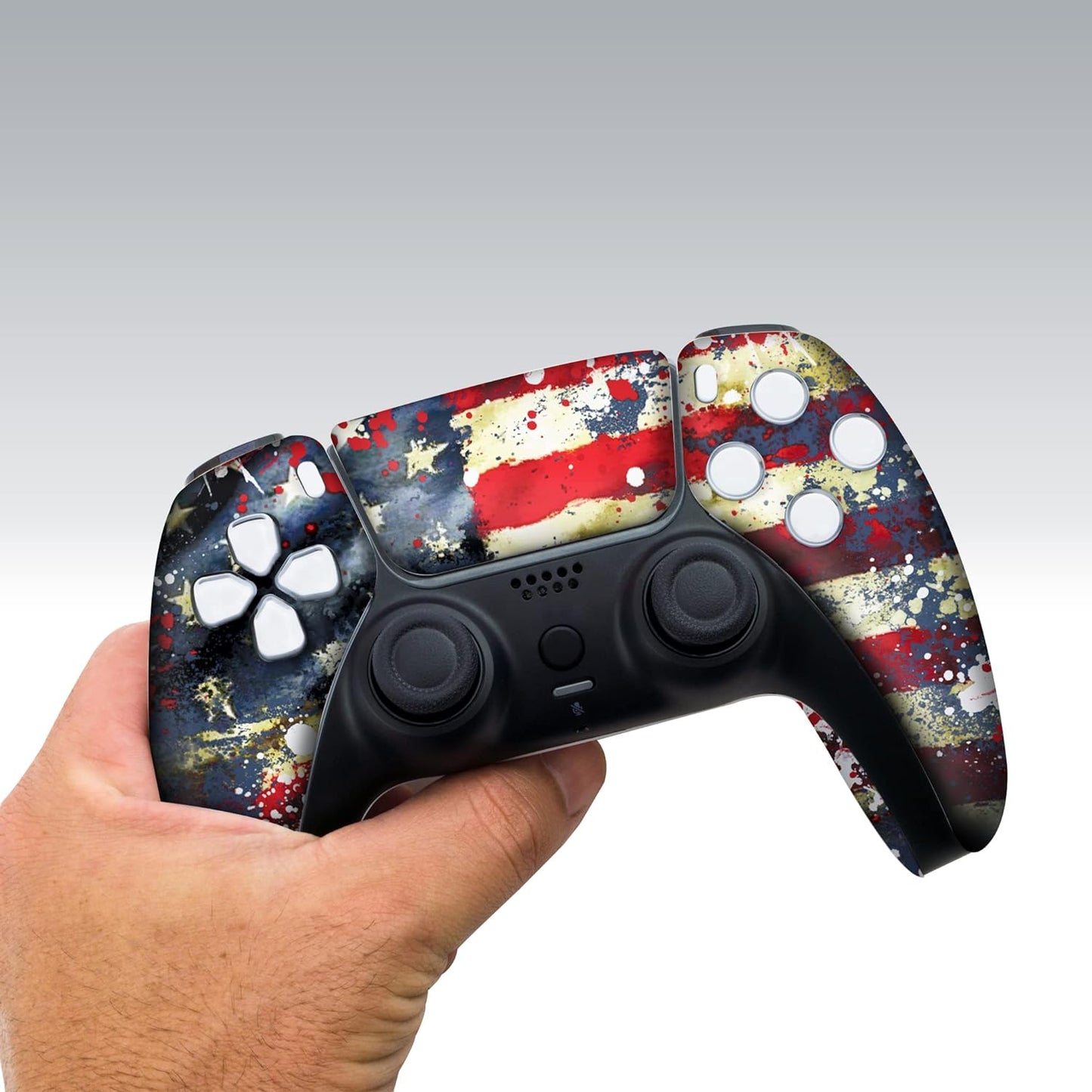 BCB Controller Customised for PS5 Controller Wireless. Original Playstation 5 Controller Compatible with Custom PS5 Remote Control Console. Customized with Permanent Hydro-dip Printing (Not a Skin)