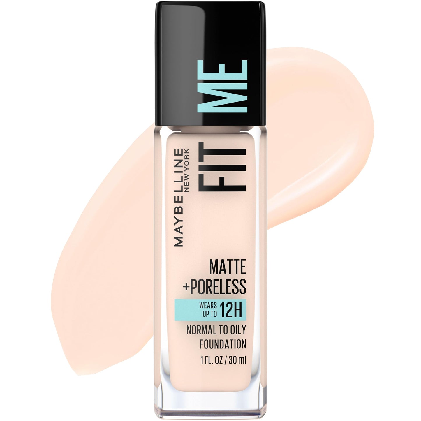 Maybelline Fit Me Matte + Poreless Liquid Oil-Free Foundation Makeup, Soft Tan, 1 Count (Packaging May Vary)