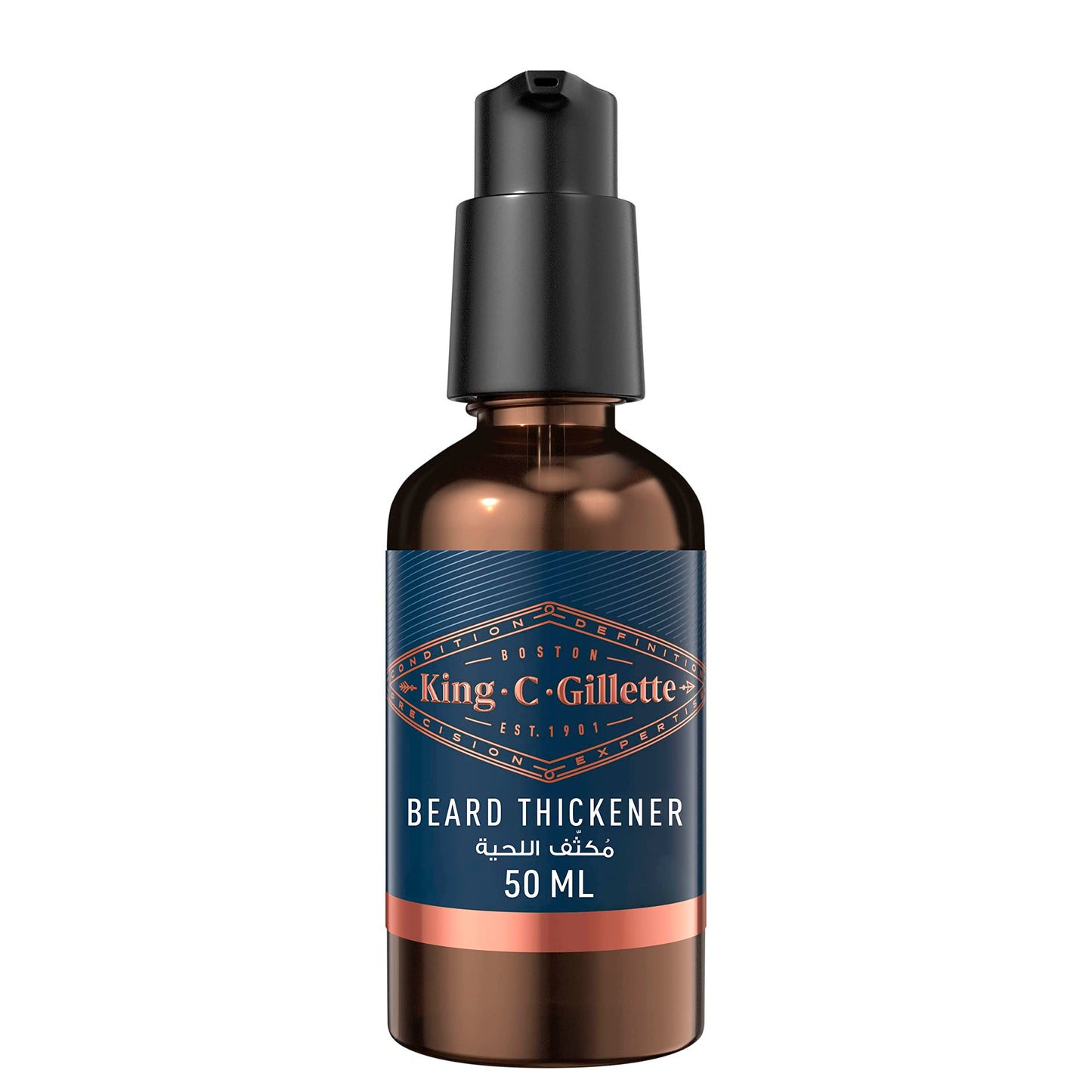 King C Gillette Men’s Beard Thickener Serum with Caffeine and Vitamin B for a Noticeably Thicker Beard, 50 ml