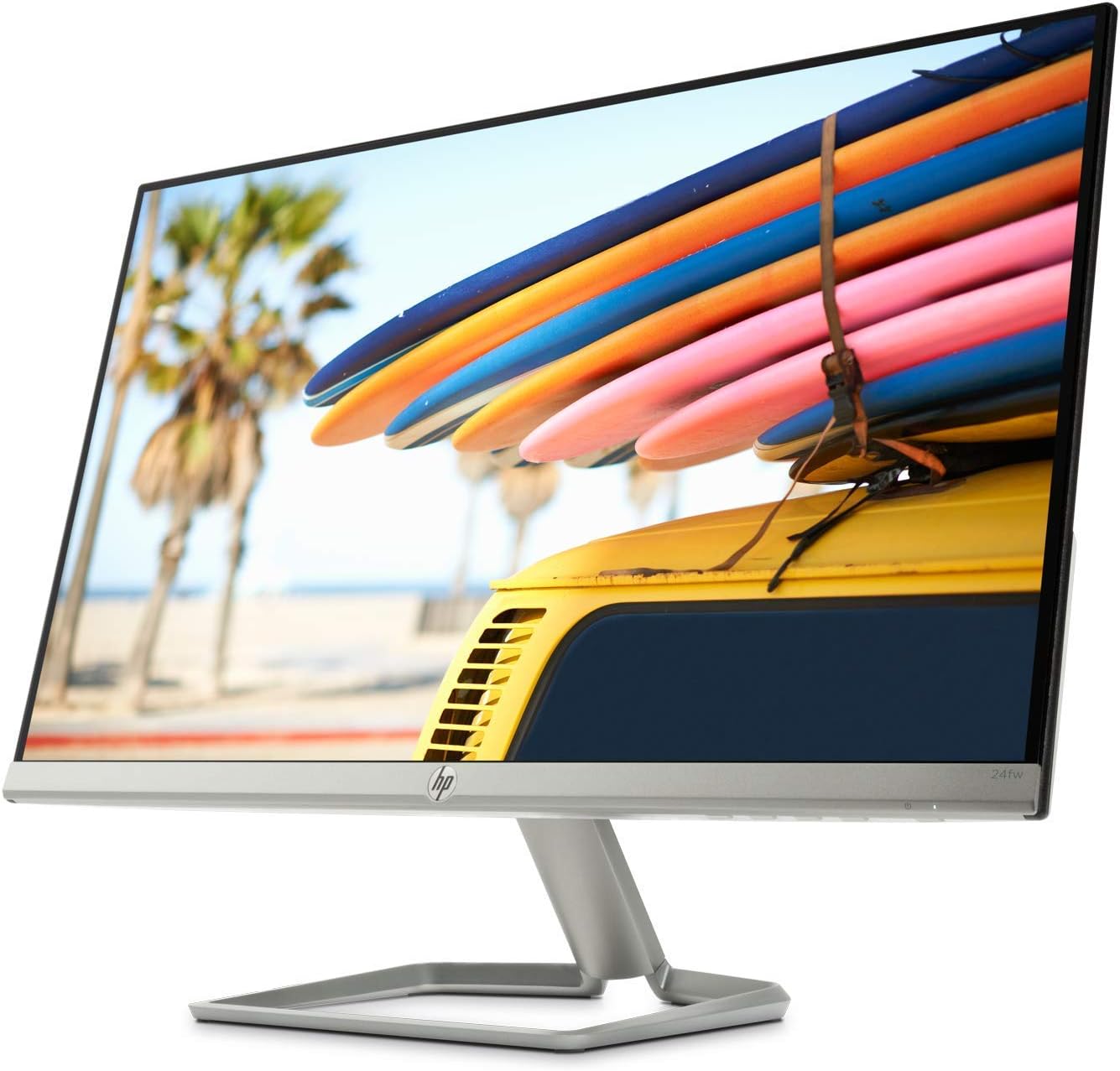 HP 24FW Display Monitor LED, 23.8 Inches, IPS,FHD, 1 HDMI,1 VGA, AMD FREEYSNC, White - CaveHubs