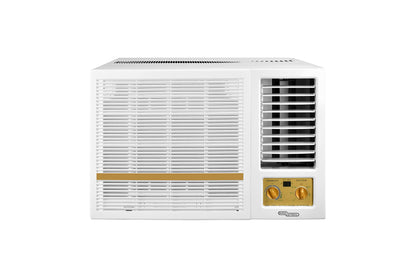 Super General 1.5 Ton Window Air Conditioner, 18000 BTU, Rotary compressor, SGA-19-41HE, White, 74.6 x 81.5 x 51.5 cm, 1 Year Warranty