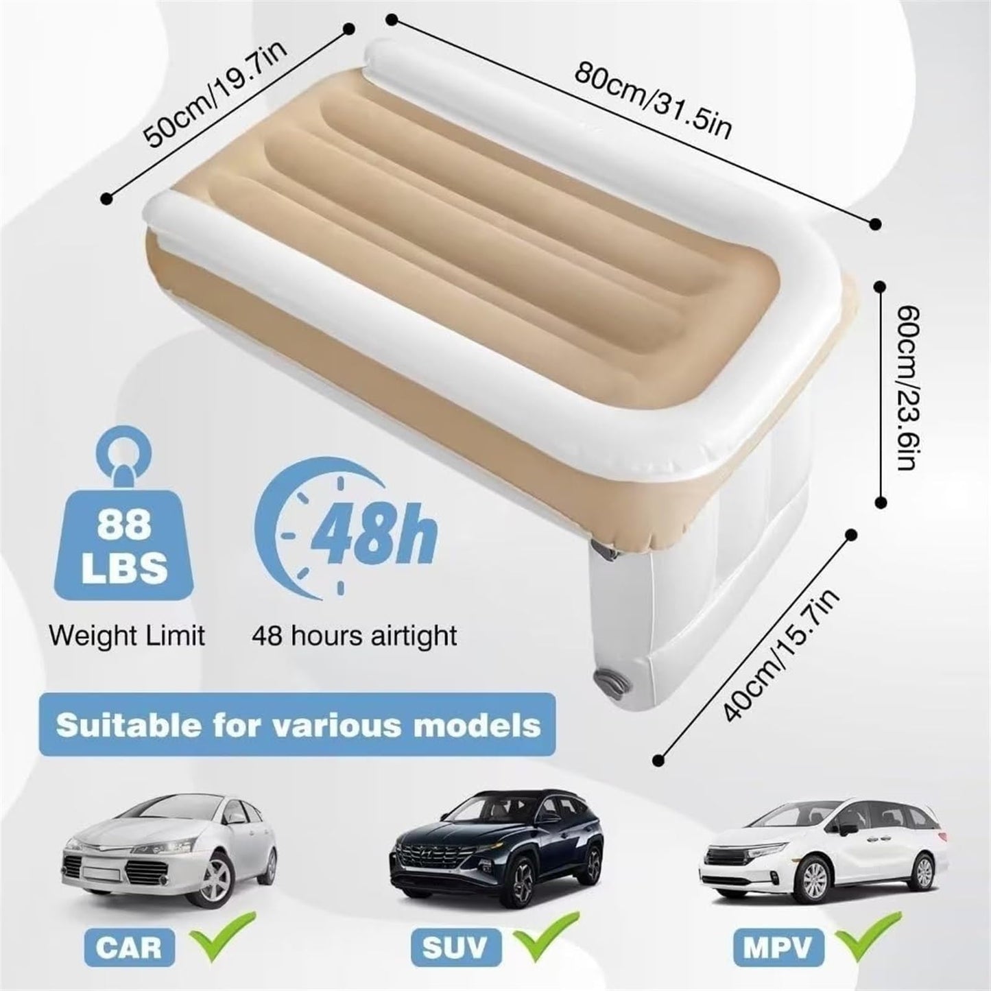 THE WHITE SHOP Toddler Airplane Bed Toddler Travel Bed - Airplane Bed Airplane Seat Extender Toddler Bed Belt Toddler Travel Bed for Train Airplane Car #5