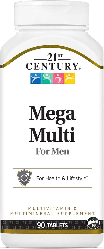 21st Century Mega Multi for Men 90 Tablets