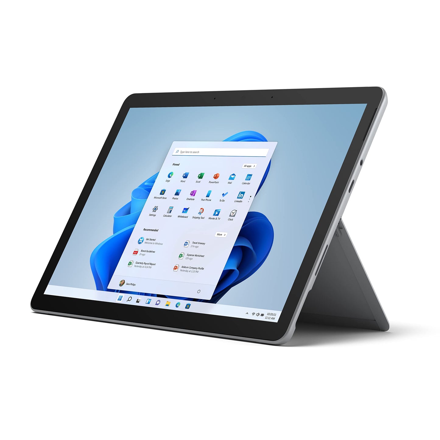 NEW Microsoft Surface Go 2-10.5" Touch-Screen - Intel Core m3-8GB Memory - 128GB SSD - Wifi + LTE - Platinum (Latest Model) - CaveHubs