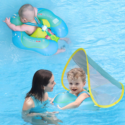 Free Swimming Baby Inflatable Swimming Float Ring, 3-36 Months (Blue) L