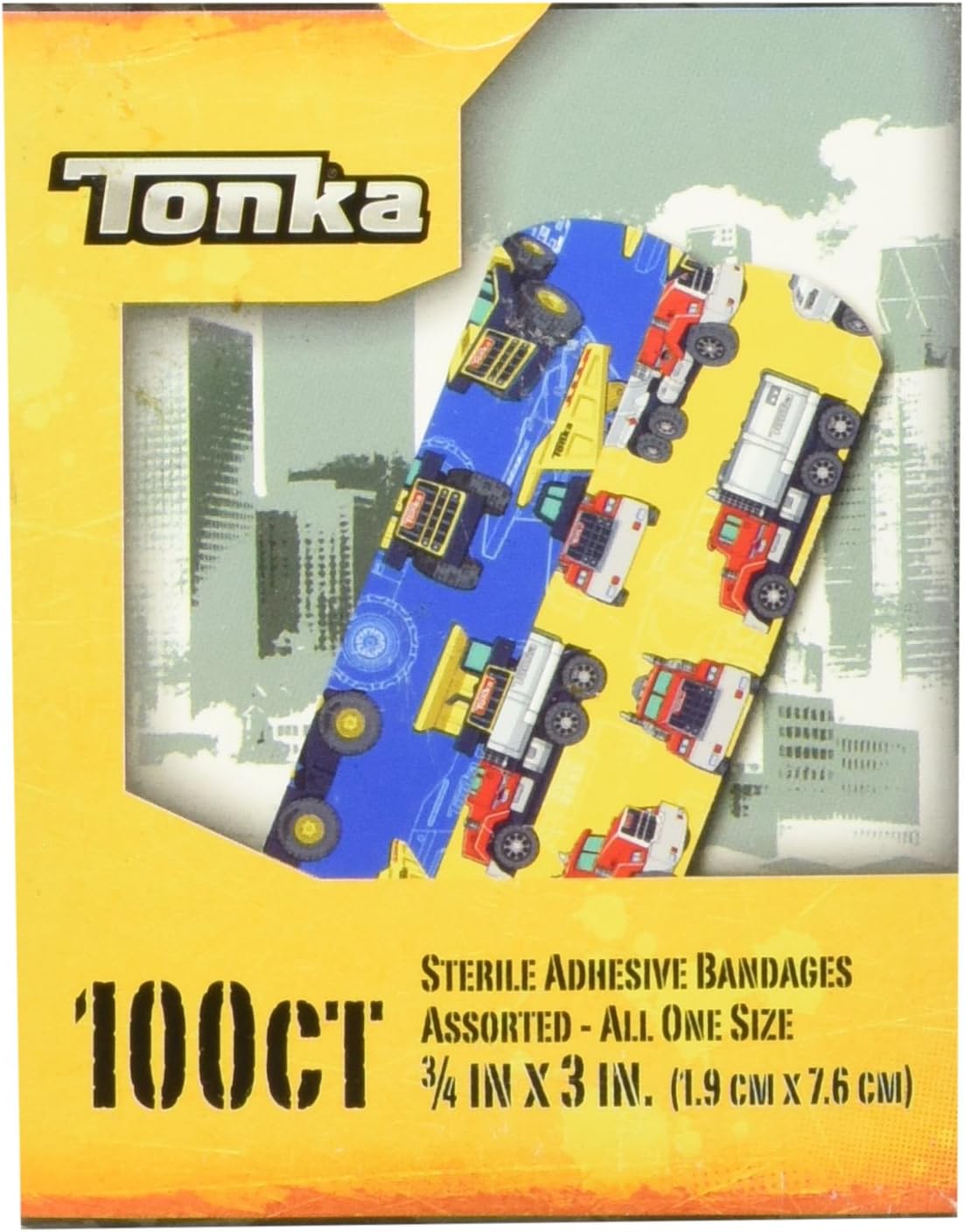 Tonka Truck 100CT Sterile Adhesive Bandages - 3/4x3"