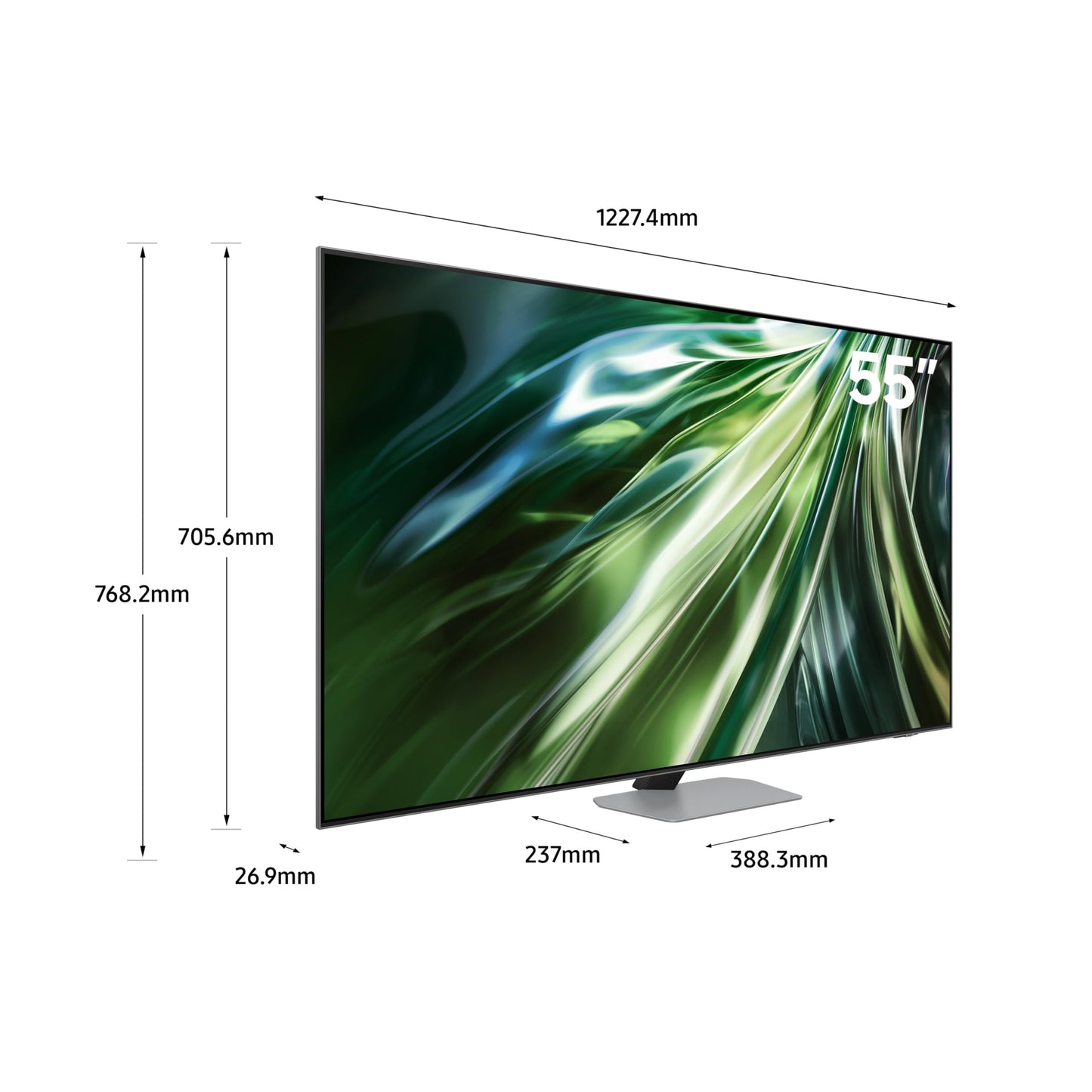 Samsung 55 Inch TV Crystal UHD Crystal Processor 4K Hub - UA55CU7000UXZN (2023 Model)