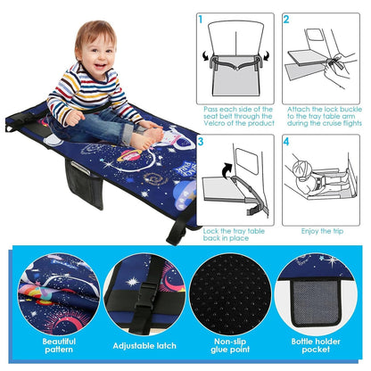 Bolivia's Toddler Airplane Travel Bed, Toddler Travel Bed, Lightweight Toddler Airplane Seat Extender, Portable Toddler Travel Bed Kids, Kids Airplane Travel Essentials Airplane Travel Accessories