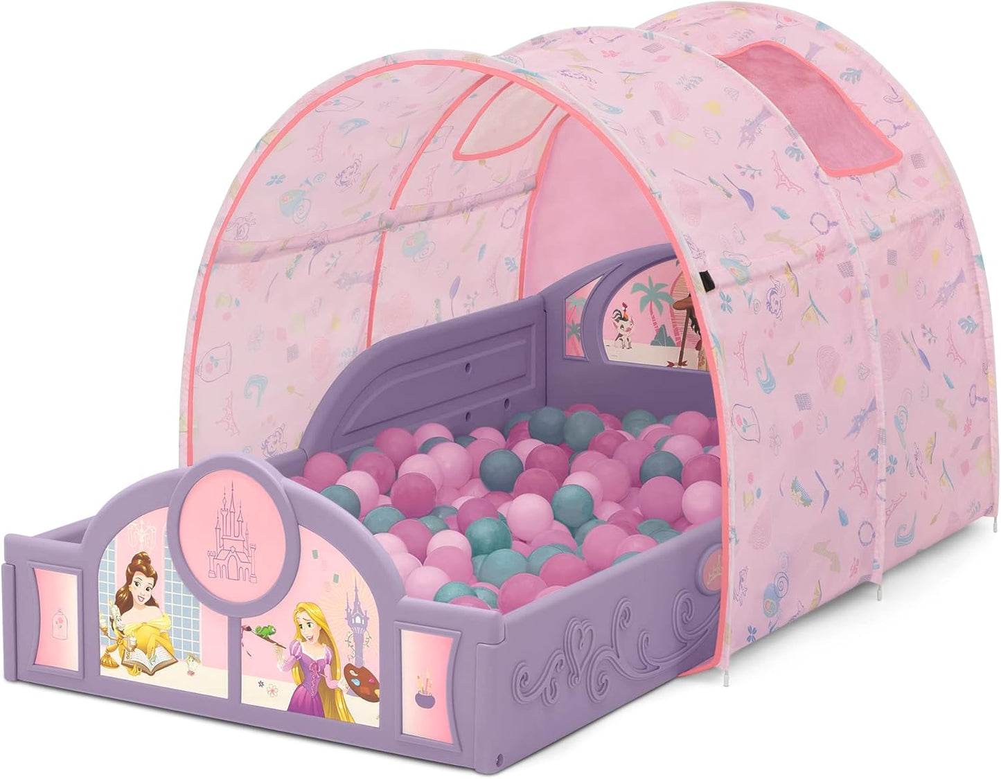 Delta Children Sleep and Play Toddler Bed with Tent