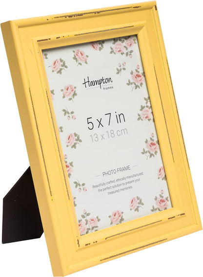 Hampton Frames NEW ENGLAND Solid Oak Wood Photo Frame (Double 5x7 (13x18cm)), natural