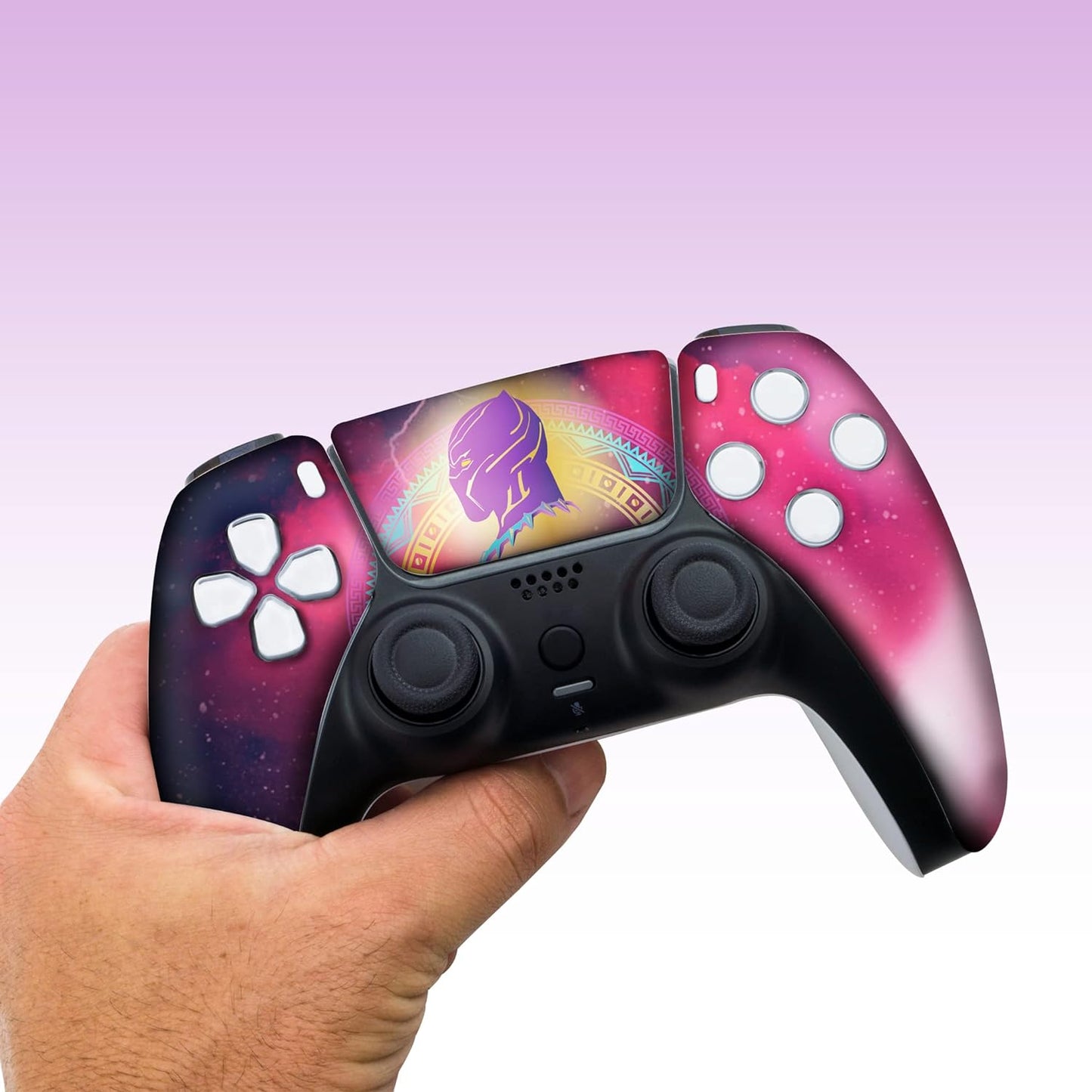 BCB Controller Customised for PS5 Controller Wireless. Original Playstation 5 Controller Compatible with Custom PS5 Remote Control Console. Customized with Permanent Hydro-dip Printing (Not a Skin)