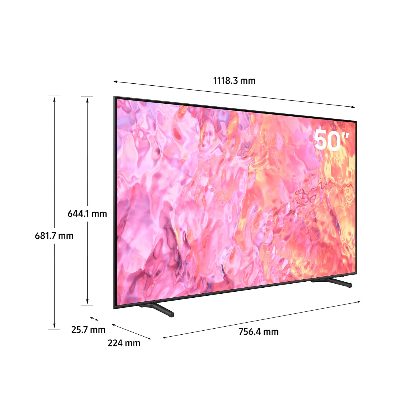 Samsung 55 Inch TV Crystal UHD Crystal Processor 4K Hub - UA55CU7000UXZN (2023 Model)