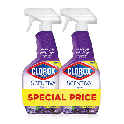 Clorox Multi-Surface Cleaner Scentiva Tuscan Lavender 2 x 500ml